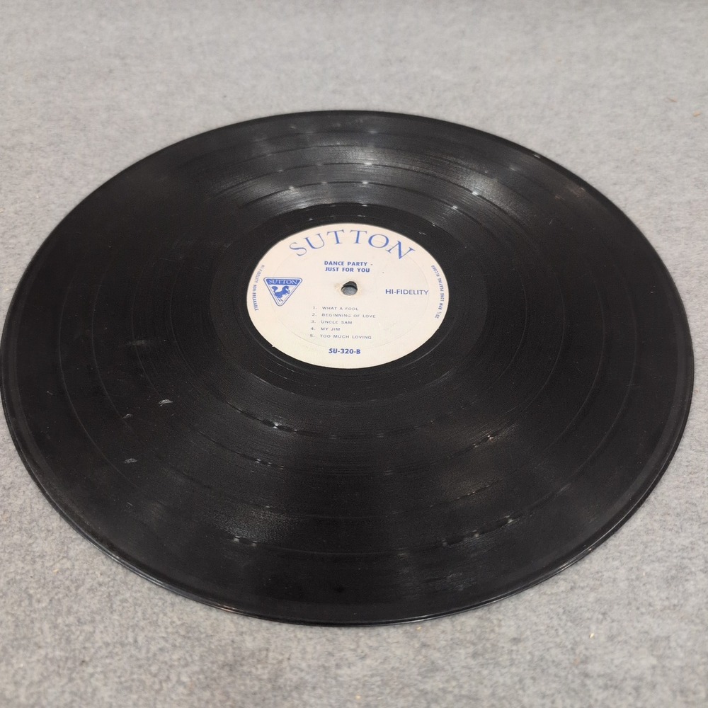 Sutton Dance‎ Party Just For You Vinyl LP Record SU-320 Hi-Fidelity 33 RPM - Picture 6 of 7